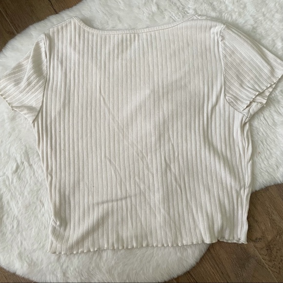 American Eagle Outfitters Ribbed Top - Picture 3 of 3